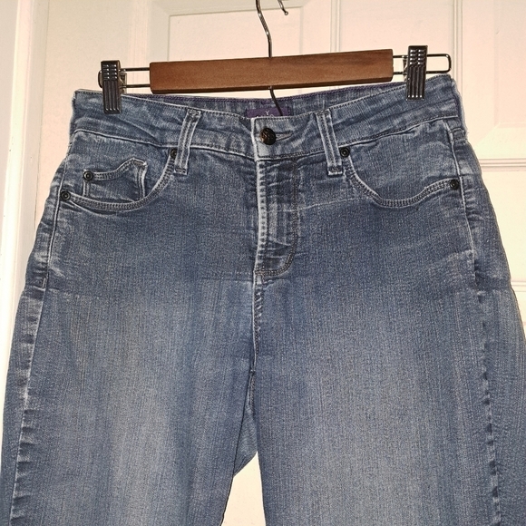NYDJ 5 pocket denim jeans size 4 lift tuck technology ankle jeans - Picture 4 of 7